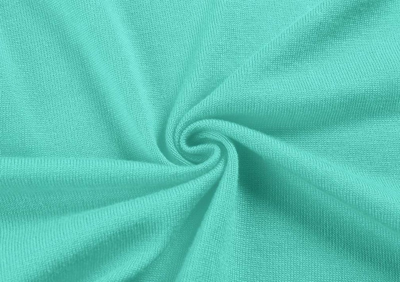 AAMILIFE Women's 3/4 Sleeve Cropped Cardigans Sweaters Jackets Open Front Short Shrugs for Dresses Mint Green XL - Image 4